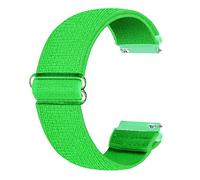 Ecogbd 22mm Elastic Replacement Watch Strap Compatible with Galaxy Watch 46mm/Galaxy Watch 3 45mm/Gear S3/Huawei Watch GT2 46mm, Soft Fabric Nylon Straps for Men (Green)