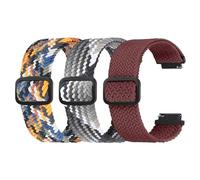 Ecogbd Elastic Nylon Replacement Strap 16mm 18mm 20mm 22mm, Quick Release Watch Straps, Soft Fabric Adjustable Breathable Sport Strap Women Men