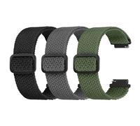 Ecogbd Elastic Nylon Replacement Strap 16mm 18mm 20mm 22mm, Quick Release Watch Straps, Soft Fabric Adjustable Breathable Sport Strap Women Men