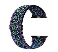 Ecogbd Elastic Replacement Strap Compatible with Apple Watch Strap 38mm 40mm 41mm 42mm 44mm 45mm 49mm, Soft Fabric Nylon Strap for iWatch Series 9,8,7,6,5,4,3,2,1,SE Women Men