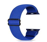 Ecogbd Elastic Replacement Strap Compatible with Apple Watch Strap 38mm 40mm 41mm 42mm 44mm 45mm 49mm, Soft Fabric Nylon Strap for iWatch Series 9,8,7,6,5,4,3,2,1,SE Women Men