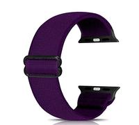 Ecogbd Elastic Replacement Strap Compatible with Apple Watch Strap 38mm 40mm 41mm 42mm 44mm 45mm 49mm, Soft Fabric Nylon Strap for iWatch Series 9,8,7,6,5,4,3,2,1,SE Women Men