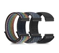 Ecogbd Nylon Replacement Strap 16mm 18mm 19mm 20mm 22mm, Quick Release Sport Watch Straps for Women Men, Soft Fabric Adjustable Breathable Loop Watchband