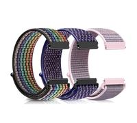 Ecogbd Nylon Replacement Strap 16mm 18mm 19mm 20mm 22mm, Quick Release Sport Watch Straps for Women Men, Soft Fabric Adjustable Breathable Loop Watchband