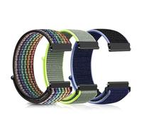 Ecogbd Nylon Replacement Strap 16mm 18mm 19mm 20mm 22mm, Quick Release Sport Watch Straps for Women Men, Soft Fabric Adjustable Breathable Loop Watchband