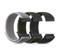 Ecogbd Nylon Replacement Strap 16mm 18mm 19mm 20mm 22mm, Quick Release Sport Watch Straps for Women Men, Soft Fabric Adjustable Breathable Loop Watchband