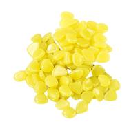 EcoGleam 100Pcs Outdoor Decorative Glow In The Dark Pebbles | Glow in the dark stones charge in sun reusable outdoor decor versatile for garden ponds pools vases aquariums package of 100