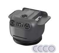 EcoGleam 2-in-1 Automatic Card Shuffler and Dealer 360 Rotating Dealing Machine (Black)