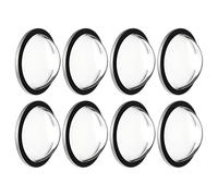EcoGleam 4Pcs Car Camera Lens Protector for Tesla Refreshed Model Y Lens Guard Protective Cover High-Transparency Design Anti-Scratch Easy Installation