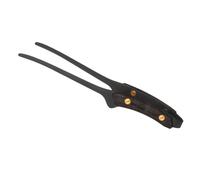 EcoGleam BBQ Grill Grill Tongs Barbecue Pliers Made of Stainless Steel, clamp, Anti-Effort Protection, Light Outdoor Cutlery for Camping, with Thin Sharp Tips