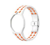 EcoGleam Bio-Ceramic Replacement Watch Strap Fits for Swatch X Royal Pop