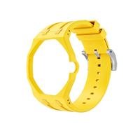 EcoGleam Bio Ceramic Silicone Integrated Watch Case Strap for Swatch X