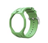 EcoGleam Bio Ceramic Silicone Integrated Watch Case Strap for Swatch X