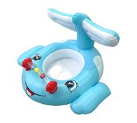 EcoGleam Cartoon Swimming Ring With Canopy & Bell Leakproof PVC for Kids | Leakproof Children Pool Floats Inflatable Seat Ring for Beach Lake Backyard Parties Suitable For Kids Ages 3 Up