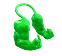 EcoGleam Cat Muscle Arm 3D Printed Neck Arm with Muscle Pet Cosplay Costume (Green L)
