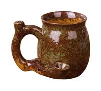 EcoGleam Coffee Mug Novelty Bake Coffee Cup for Birthday (Dark Green)