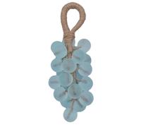 EcoGleam Crystal Handmade Grape Soap on A Rope for Bathing Cleansing (Blue)