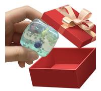 EcoGleam Cube - Sea World Fidgets Toy Slow Resilience Soft Star Shell