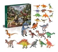 EcoGleam Dinosaur 24 Days Christmas Countdown Calendar with Different Dino Figure Christmas Advent Calendar Xmas Gift for Boys Girls Teens 3 4 5 6 Years Old