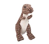 EcoGleam Dog Chew Toys 22cm Soft Plush Dinosaur Interactive Pet Toys for Aggressive Chewers for Small Medium Large Breed Boredom Enrichment Teething Stimulating Play Exercise