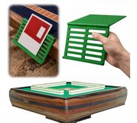 EcoGleam Foldable Mahjong Card Holder Non-Slip Angled Viewing Rack