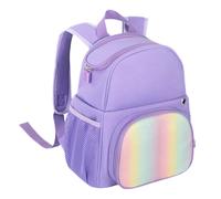EcoGleam Functional Backpack Carrying Case Adjustable Strap for TonieBox 2/1 (Purple)