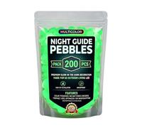 EcoGleam Glow In The Dark Garden Stones (200 pcs)