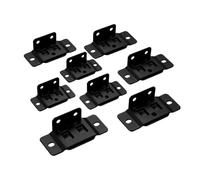 EcoGleam Heavy Duty Cabinet Corner Bracket 2-in-1 Shelf Support Iron Buckle
