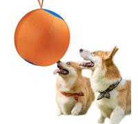 EcoGleam Herding Ball for Interactive Dog Toys Resistant Inflatable Toy with Handle Cover Durable Exercise Ball for Shepherd Border Collie Cattle Dogs Large Pets-10/18/21