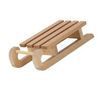 EcoGleam Mini Miniature Sledge Handmade 1/12 Wooden ModelSnow Sled Doll | Mini Sledge 1/12 Doll House Accessory Wooden Snow Sled EcoGleam Handmade 25pcs 1 x Miniature Sledge