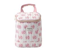 EcoGleam New Floral Baby Bottle Bag with Insulation Food Storage Lunch Pack Handbag and Hanging Option (style9)