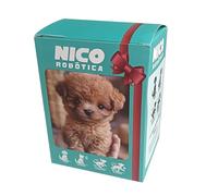 EcoGleam Plush Puppy Dog Toy Barking Electronic Robot Dog for Girls Boys (Brown Tie)