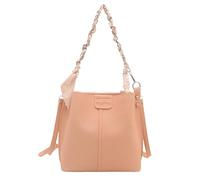 EcoGleam PU Leather Women Versatile Tote Handbag Large Capacity Simple Shoulder Bags Solid Color Leisure Y2k Crossbody Bags Outdoor Travel Sling Pouch (Pink)