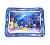 EcoGleam Sensor Water Playmat for Cats | 65cm round PVC water play mat, fish design, DIY inflate/water, engages tummy time