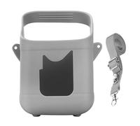 EcoGleam Silicone Case with Easy To Carry Handle for Toniebox 1&2 Audio Player (Grey)