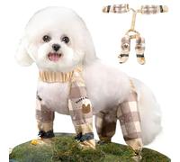 EcoGleam Slip-, adjustable dog straps with protection trousers with trousers with trousers non-slip dog paw protective shoes, dirt- pets protection pants for small and medium-sized dogs