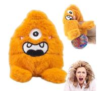 EcoGleam Small Plush Squeeze Toy Reusable Grape Ball