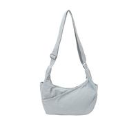 EcoGleam Women Nylon Trendy Shoulder Purse with Adjustable Strap Crossbody Crescent Bag Shoulder Crossbody Bag for Travel Shopping Work Daily Use (Blue)