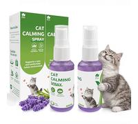 EcoGo Cat Calming Pheromone Solutions - Diffuser Kit & Spray Options (Calming Spray - 2 Bottles)