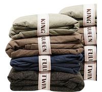ECOHomes Bed Sheet Organizer and Storage Size Label Bands | Bed Sheets Set Organizers for Linen Closet Organization - Elastic Bedding Band Labels for Organizing Bedsheet (Mix 8PCs Pack | Cream)