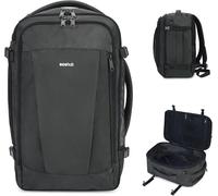 ECOHUB 20L Max Ryanair Cabin Bag 40x20x25 Underseat Backpack Carry on Bag Hand Luggage Backpack with USB Port Recycled PET Eco Friendly Rucksack for Women & Men, Dark Grey (Patented)