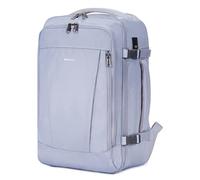 ECOHUB 20L Max Ryanair Cabin Bag 40x20x25 Underseat Backpack Carry on Bag Hand Luggage Backpack with USB Port Recycled PET Eco Friendly Rucksack for Women & Men, Light Blue Gray (Patented)