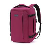 ECOHUB for Ryanair Cabin Bags 40x20x25, 20L Underseat Carry on Backpack with 14” Laptop Compartment, Water-resistant Travel Hand Luggage Bag, Recycled Rucksack with Anti-theft Pocket (Red)