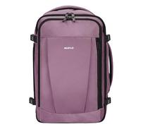 ECOHUB Ryanair Cabin Bag 40x20x25 Underseat Travel Bag 9 Pockets Hand Luggage Backpack Recycled PET Eco Friendly Rucksack for Women & Men Carry on Bag with USB Port, 20L, Pink