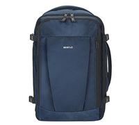 ECOHUB Ryanair Cabin Bag 40x20x25 Underseat Travel Bag 9 Pockets Hand Luggage Backpack Recycled PET Eco Friendly Rucksack for Women & Men, 20L,Blue