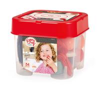 Ecoiffier 100% Chef Eetset met Speeleten, 34dlg.