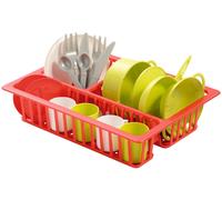 Ecoiffier 7709 ToyCentre 0606 Small Dish Set in Draining Rack, multi (US IMPORT)
