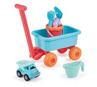 Ecoiffier - Children's Beach Trolley with Directional Handle - Bucket Watering Can Shapes Including Vehicle - From 18 Months - Toy for Children - 524
