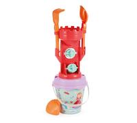 Ecoiffier - Children's trans bucket, 17 cm, princess theme, sand mill, sieve, shovel, rake, shape included - from 18 months - toys for children - 261 - guarantee France