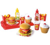 Ecoiffier Hamburger Set (36-Piece, Multi-Colour) (US IMPORT)